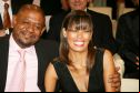 Forest Whitaker con la moglie  