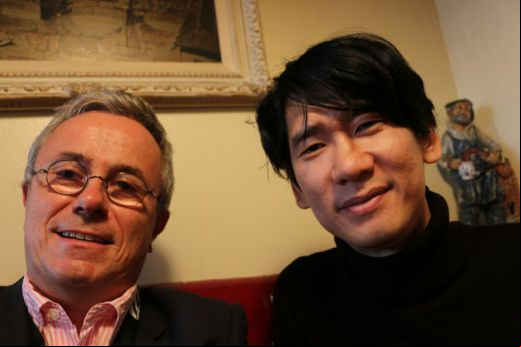 Brian Metcalf (The Lost Tree, Living among us) with Bruno Chatelin