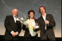 René Chénier et Bernadette Payeur, producteurs, et Benoît Pilon, réalisateur du film CE QU’IL FAUT POUR VIVRE