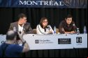 Paolo Villaluna, réalisateur et Emilio Garcia, acteur du film SELDA (LE PRISONNIER) en conférence de presse