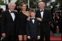 Belgian directors Jean-Pierre Dardenne (Left), Luc Dardenne (Right), Cecile de  and  Thomas Doret